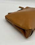 Coach Brown Leather Wristlet Bag