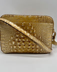 Brahmin Tan Leather Shea Crossbody Bag