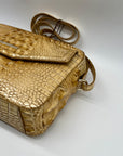 Brahmin Tan Leather Shea Crossbody Bag