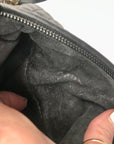 Bally Black Leather Quilted Lambskin Belt Bag