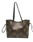 Le Miel Brown FauxLeather Tote Bag