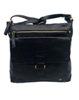 Leder Buck FatFace Ava Black Backpack