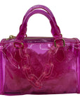 Like Dreams Hologram Clear Satchel With Inner Pouch
