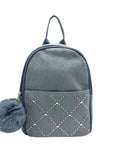Like Dreams Light Denim Kingston Rhinestone Backpack