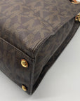 Michael Kors Brown Logo Print Large Hamilton Tote