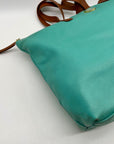 Joy Susan Blue Pebbled Faux Leather Tote With Matching Crossbody Bag