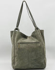 The Sak Green Suede Los Feliz Tall Tote Bag