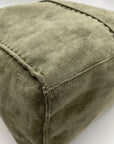 The Sak Green Suede Los Feliz Tall Tote Bag