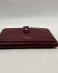 Kate Spade Burgundy Jackson Small Tab Bag