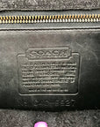 Coach Black Leather Vintage Willis Convertible Satchel 9927