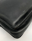 Coach Black Leather Vintage Willis Convertible Satchel 9927