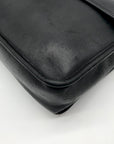 Coach Black Leather Vintage Willis Convertible Satchel 9927