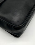 Coach Black Leather Vintage Willis Convertible Satchel 9927
