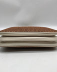 Kate Spade Brown Straw Jackson Crossbody Bag