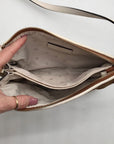 Kate Spade Brown Straw Jackson Crossbody Bag