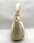 Sam Edelman Ivory Suede Faren Rhinestone Hobo Bag