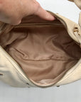 Sam Edelman Ivory Suede Faren Rhinestone Hobo Bag