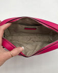 Michael Kors Dragon Fruit Ombre Leather Jet Set Logo Crossbody Bag