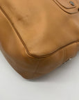 Celine Camel Calfskin Boogie Handbag