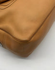 Celine Camel Calfskin Boogie Handbag