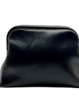 MMS Black Leather Crossbody Bag