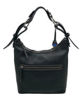 Dooney & Bourke Black Pebbled Leather East West Hobo Bag