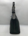 Dooney & Bourke Black Pebbled Leather East West Hobo Bag