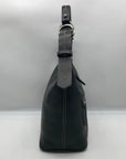 Dooney & Bourke Black Pebbled Leather East West Hobo Bag