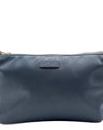 Kate Spade Blue Nylon Dawn Triple Gusset Crossbody Bag