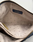 Kate Spade Blue Nylon Dawn Triple Gusset Crossbody Bag