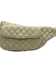MMS Beige Fabric Slingbag