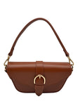 MMS Brown Leather Mini Bag