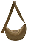 MMs Brands Tan Slouchy Leather Hobo Shoulder Bag