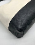 Kate Spade Black And Cream Pebbled Leather Bay Street Lexie Shoulder Bag