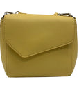 MMS Yellow Leather Crossbody Bag