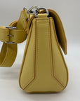 MMS Yellow Leather Crossbody Bag