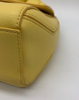 MMS Yellow Leather Crossbody Bag