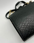 Jessica Simpson Faux Alligator & Leopard Print Crossbody Bag