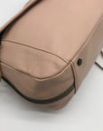 Rebecca Minkoff Blush Beige Leather Expandable Double Chain Shoulder Bag