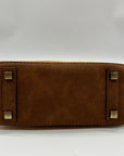 Simply Noelle Tan Faux Leather Crossbody Purse