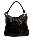 MZ Wallace Faux Fur Leopard Print Tote Bag