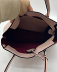 Kate Spade Pink Medium Leather Top Zip Satchel Bag