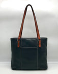 Dooney & Bourke Black Pebbled Leather Small Lexington Tote Bag