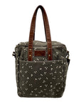 Makia Grey Fabric Commuter Tote Bag
