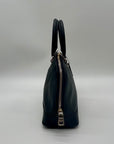 Coach Black Leather Harper Satchel Bag