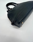 Coach Black Leather Harper Satchel Bag