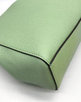 Kate Spade Mint Green Pebbled Leather Leila Medium Flap Satchel Bag
