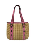 Maxx New York Pink Woven Shoulder Bag
