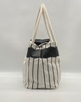 Betsey Johnson Striped Tote Bag
