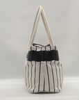 Betsey Johnson Striped Tote Bag